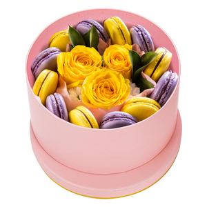 Boîte cadeau en carton recouvert d'un <span class=keywords><strong>film</strong></span> mat personnalisé recyclable, pour <span class=keywords><strong>mariage</strong></span>, Saint-Valentin, anniversaire, emballage de fleurs, tube en papier - Product Image 5
