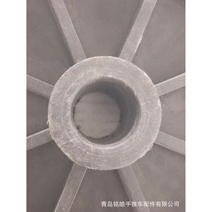 Rueda de Goma Sólida de 8 Pulgadas Qingdao Minghao, Capacidad de Carga de 120 kg, Gris, Uso Industrial - Product Image 4