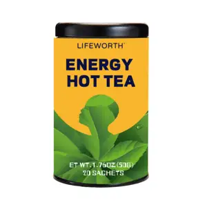 Lifeworth Private Label Voordeel Gezondheid Kruidenthee Instant Energie Hot Thee Met Groene Thee Bladeren