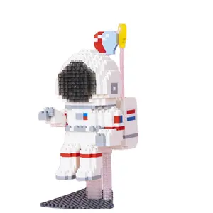Astronaut Small Particle Building Block Puzzle Zusammen gebaut 3D Weihnachts geschenk Diamond Mini Brick Pokemoned Figurses Toys