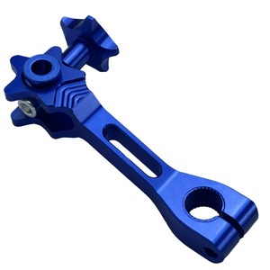 อุปกรณ์ตกแต่งมอเตอร์ไซค์ออฟโรด อะลูมิเนียมอัลลอย CNC ไซเบอร์พังก์  คันโยกเบรกหลังรูปดาวห้าแฉก 7 สี พร้อมแกนยึด - Product Image 3