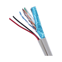 Harga pabrik Cat5e Cat6 kabel jaringan 300m Utp/FTP/SFTP 23/24awg kabel komunikasi Ethernet luar ruangan LAN Multi-Core
