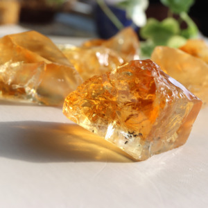 Cristais de Citrino <span class=keywords><strong>Natural</strong></span> Brasileiro em Bruto para Cura, Atração de Riqueza, Pedras Semipreciosas e Decoração de Casa - Product Image 4