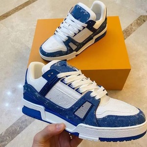 Zapatos Deportivos Casuales de Piel Genuina de Alta Calidad para Hombre, con Cordones, para Caminar, Transpirables, Ligeros, para Todas las Temporadas, Primavera - Product Image 1