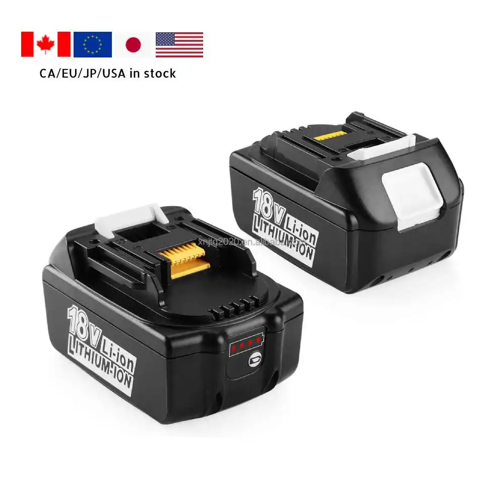 KC Certified Ship from Europe HOT BL1850B BL1860 rechargeable li-ion power tool battery pack for makita 18V replacement battery