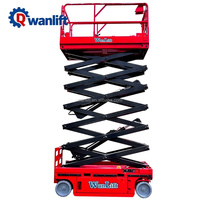 Plateforme élévatrice à ciseaux portable 12m 14m 16m, élévateur à ciseaux mobile, plateforme de levage hydraulique, vente directe d'usine