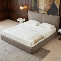 Lit Compressé Gain de Place avec Housse Lavable, Facile à Ranger et à Déplacer, Lit Temporaire Confortable pour Usage Domestique