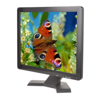 Moniteur d'ordinateur LCD rétroéclairé par LED de 17 pouces, 1280x1024, moniteur HD de bureau LED