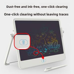 Pizarras de Escritura LCD de 16 Pulgadas con Soporte, Pantalla a Color, <span class=keywords><strong>Pizarra</strong></span> <span class=keywords><strong>Mágica</strong></span> para Niños, Práctica de Graffiti, Tableta de Dibujo y Escritura - Product Image 4