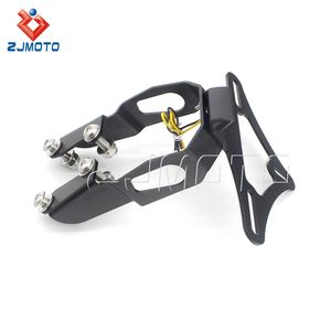 Pour Kawasaki <span class=keywords><strong>Ninja</strong></span> <span class=keywords><strong>400</strong></span> Z400 moto queue bien rangé support de plaque d'immatriculation lumières d'éliminateur d'amortisseur de Kit de support <span class=keywords><strong>2017</strong></span> 2018 2019 - Product Image 5