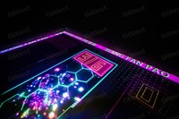Jeux de projection interactive immersive pour sols intérieurs, course de vitesse, multijoueur, compétitifs, scènes personnalisables, maison de jeu en métal