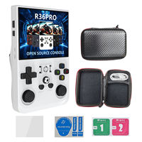 2026 Neue 128GB Tragbare Retro Handheld R36 MAX Videospielkonsole mit 22000+ Klassischen Spielen, Wi-Fi, 4,0-Zoll-Bildschirm