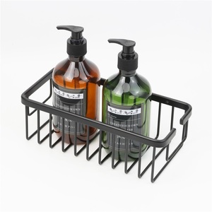 Cesta de malla para inodoro de esquina, estante de ducha de una sola capa profundo para baño, moderno, de acero para hotel - Product Image 1