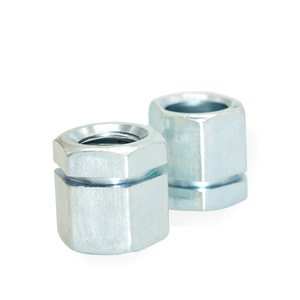 Les attaches personnalisées de haute précision en usine fabriquent des écrous de placage de zinc bleus hexagonaux en acier inoxydable - Product Image 5