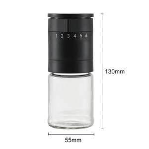 New Arrival Manual Home Spice Pepper Mill Salt <b>Grinder</b> Set External Adjustable Ring Coarseness-Manufacturer's High Quality Mills - Product Image 6