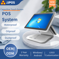 Sistema POS con Pantalla Táctil Capacitiva de 15.6 Pulgadas, Precio al por Mayor, Económico, Sistema de Punto de Venta con Windows para Comercio Minorista y Restaurantes