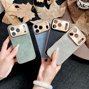<span class=keywords><strong>Funda</strong></span> para Teléfono de Piel Sintética con Textura de Piel de Cordero para <span class=keywords><strong>iPhone</strong></span> <span class=keywords><strong>11</strong></span> 12 13 14 15 16 17 Pro Max, Estilo Vintage, Simple y Ejecutivo - Product Image 6