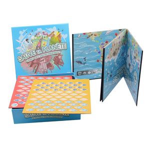 Juego de Mesa Educativo del Mundo Marino de Diseño Personalizado de Alta Calidad con Impresión a Todo Color y Caja de Regalo para Niños - Product Image 2