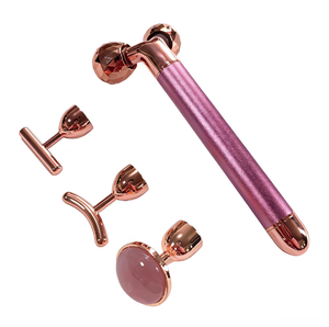 Outils de beauté pour le soin du visage par drainage lymphatique, masseur facial vibrant 4 en 1 - Product Image 2