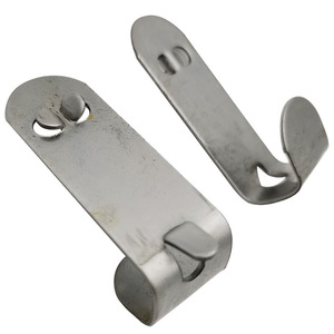 J Stainless Steel <b>Hooks</b> 150 Mm Door Mount For Refrigerator Beverage Cabinet Freezer Display Case Shelf Clips - Product Image 2