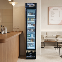 Réfrigérateur de présentation pour boissons énergisantes OUMEITE SC105L CE 105L avec porte en verre, hôtel, OEM