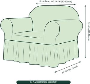 ปลอกโซฟาดีไซน์แบบมีฟองผ้าคลุมโซฟาพอดีตัวง่าย - Product Image 3