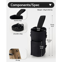Porte-téléphone étanche en polyester grande capacité, support mural magnétique puissant pour salle de sport, sacs magnétiques pour bouteilles d'eau