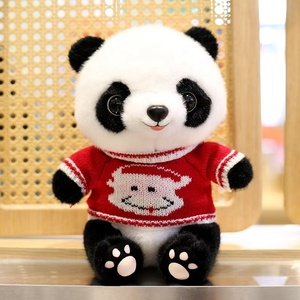 Vente chaude <span class=keywords><strong>Panda</strong></span> Ours En Peluche Animal Portant Des Vêtements <span class=keywords><strong>Panda</strong></span> En Peluche Jouet Mignon Animal En Peluche Jouets - Product Image 3
