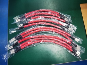 Aangepaste positieve en negatieve waterdichte elektrische batterij-energieopslagkabels met PVC-isolatiemateriaal voor elektronica - Product Image 3