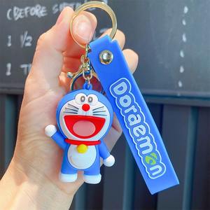 Kawaii 3D PVC dibujos animados japonés Anime llavero lindo mochila colgante <span class=keywords><strong>Doraemon</strong></span> llavero - Product Image 4