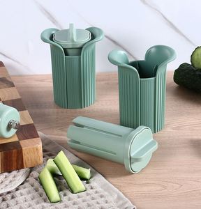 Multifunctional Manual Kitchen Tool Steel <b>Plastic</b> Fruit Splitter Vegetable Strawberry <b>Strip</b> Cutter PP <b>Plastic</b> Adjustable - Product Image 5
