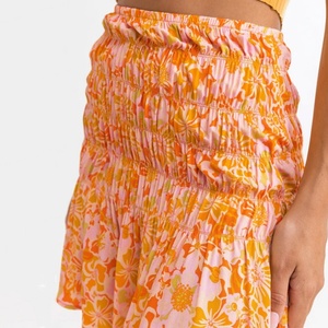 Vestido Mini Bohemio Estampado de Alta Calidad para Mujer, Elástico, Suave al Tacto, Personalizado, Prelavado, de Rayón - Product Image 6