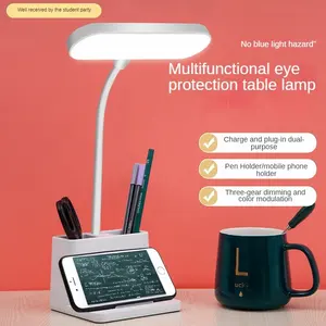 Yipin OEM ODM Dobrável multi-papel sem fio Estudo Table Lamp Portátil USB Recarregável Led Table desk luz Lâmpada Para Sala de Leitura