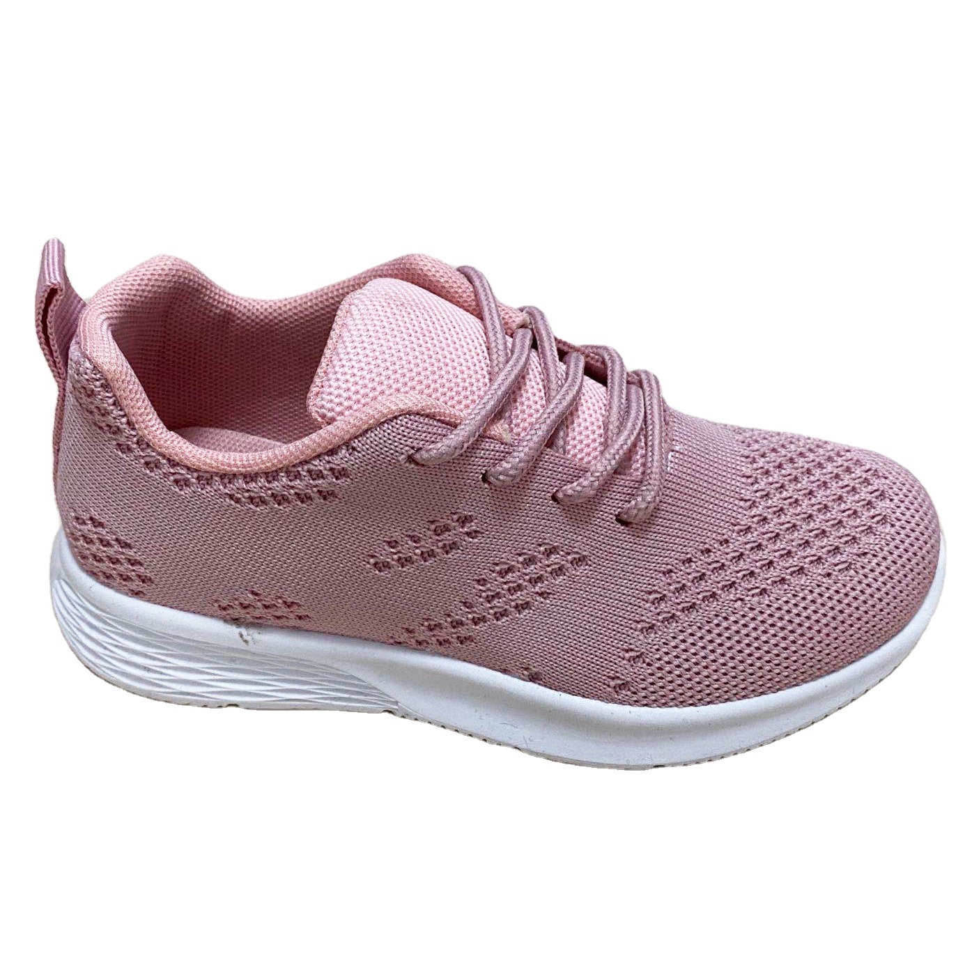 Кроссовки женские с воздушной подушкой, дышащие вязаные повседневные, для бега, розовые и черные, на лето