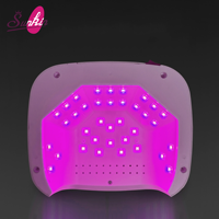 Nouvelle Lampe à Ongles LED Sans Fil 108W à Lumière Rouge avec Sonnerie de Commande, Rechargeable, pour Usage Domestique, en Plastique, Logo Personnalisé, pour le Durcissement du Gel UV
