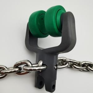 Abattage de volailles Abattage de poulets Traitement Ligne aérienne Poulie en nylon Convoyeur Chariot à volailles - Product Image 5