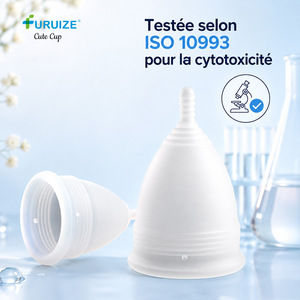 ถ้วยอนามัย Furuize ISO 10993 ผ่านการประเมินทางชีวภาพ ผลิตโดยผู้ผลิตที่ได้รับมาตรฐาน ISO 13485 ผ้าอนามัยแบบใช้ซ้ำได้สำหรับป้องกันประจำเดือน - Product Image 2