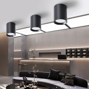 Progetto del negozio dell'hotel anti abbagliamento attenuabile punto giù le luci del soffitto pannocchia montate sulla superficie del downlight a led