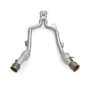 Downpipe 304 SS High Flow Sport Cat pour Mercedes S600 W221 M275 5.5T <span class=keywords><strong>V12</strong></span> 2006-2013 - Product Image 5