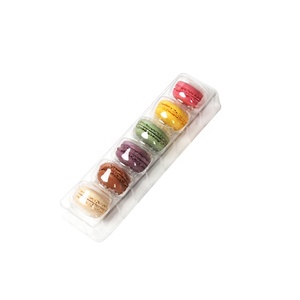 Custom plastic disposable macaron insert blister mararon trays packaging
