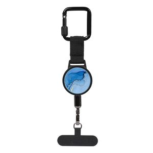 Cordon de sécurité rétractable antivol pour téléphone avec mousqueton, cordon en acier de 60 cm pour la randonnée en plein air - Product Image 1
