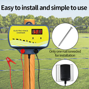 Cargador/Energizador Eléctrico para Cercas de 12V, 2 Joules, 12 Kv, Kit Portátil para Control de Animales de Jardín, Aves de Corral, Cabras, Caballos y Ganado - Product Image 2