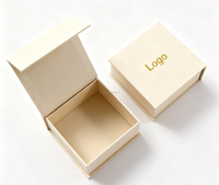 Boîte de parfum cosmétique magnétique de luxe avec logo personnalisé, finition mate, emballage en carton, boîte à couvercle non pliable