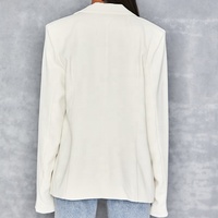 Weixin — vêtements pour femmes, Blazer personnalisé, surdimensionné, à simple boutonnage