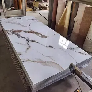 uv marble pvc wall panels sheet pvc cladding boards for TV board