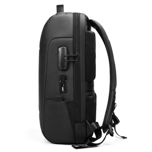 Bolsa de ordenador de negocios de viaje seguro con bloqueo de contraseña avanzada impermeable USB de gran capacidad antirrobo mochila para ordenador portátil para estudiantes masculinos - Product Image 4