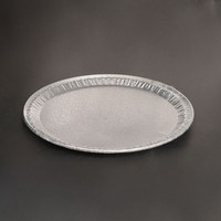 Plateau de service rond en aluminium robuste à prix de gros pour buffets, barbecues, plateaux de fête, traiteur et présentation alimentaire en restaurant