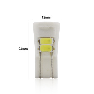 Feux de position latéraux et feux arrière de voiture, T10 W5W, 194 x 168 mm, LED céramique plate à 6 lampes, haute luminosité, résistance aux hautes températures - Product Image 5
