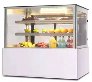 Sliding Glass Cake Display Showcase Refrigerators Nice-looking Cake Display Fridge