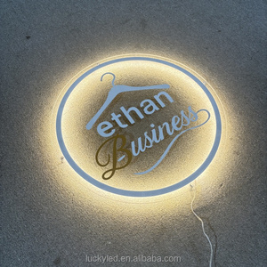 Logotipo de acrílico personalizado para exteriores, letreros de tienda Led 3D, iluminación de publicidad comercial, letrero Led para tienda de ropa de negocios - Product Image 2